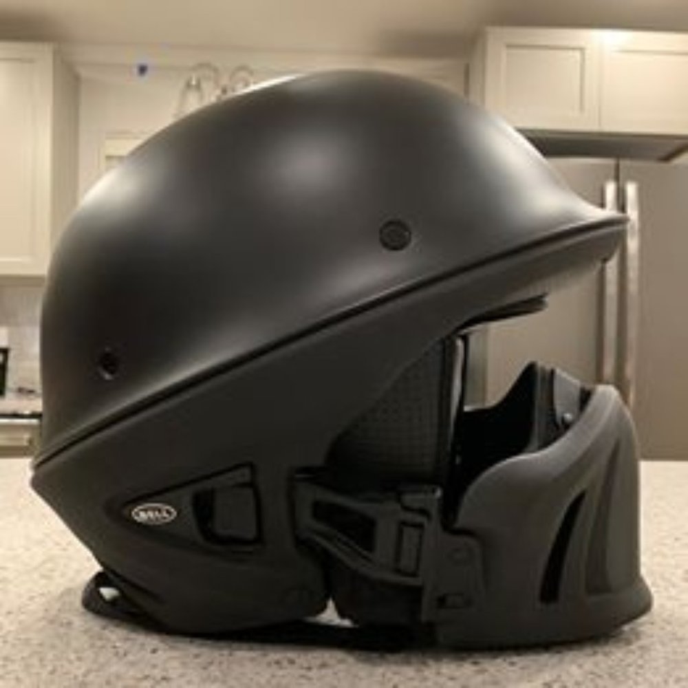 XL Bell Rogue Matte Black Motorcycle Helmet